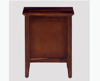 Donetsk Solid Wood Three Drawers Bedside Table - Bedside Table - Furniselan-Rosewood-Fine-Finish