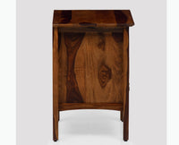 Donetsk Solid Wood Three Drawers Bedside Table - Bedside Table - Furniselan-Teak-Finish