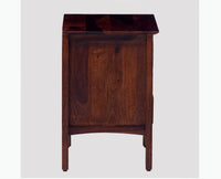 Donetsk Solid Wood Three Drawers Bedside Table - Bedside Table - Furniselan-Rosewood-Fine-Finish