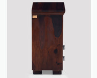 Douala Solid Wood Two Drawers Bedside Table - Bedside Table - Furniselan-Rosewood-Fine-Finish
