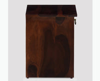 Dubai Solid Wood One Drawer Bedside Table - Bedside Table - Furniselan-Rosewood-Fine-Finish