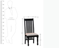 Durban Sheesham Wood Dining Chair Set of Two - Dining Set - Furniselan - Walnut-Finish