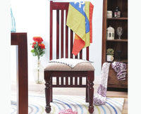 Durban Sheesham Wood Dining Chair Set of Two - Dining Set - Furniselan - Rosewood-Fine-Finish