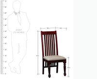 Durban Sheesham Wood Dining Chair Set of Two - Dining Set - Furniselan - Rosewood-Fine-Finish