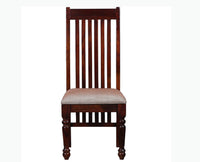 Durban Sheesham Wood Dining Chair Set of Two - Dining Set - Furniselan - Maple-Finish