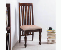 Durban Sheesham Wood Dining Chair Set of Two - Dining Set - Furniselan - Teak-Finish