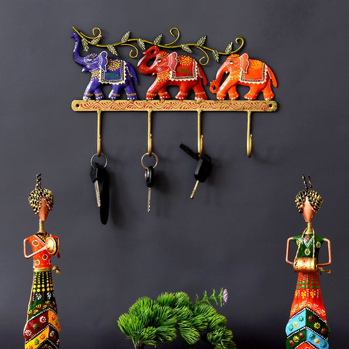 Elephant Metal Novelty Key Holder - Furniselan
