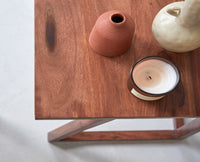 Eric End Table Set Furniselan-Rustic-Teak-Finish
