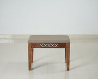 Frankfurt Sheesham Wood 1 Seater Dining Bench for Living Room Dining Room - Bench - Furniselan - Rustic-Teak-Finish
