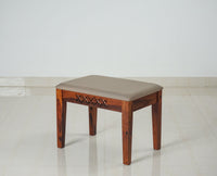 Frankfurt Sheesham Wood 1 Seater Dining Bench for Living Room Dining Room - Bench - Furniselan - Maple-Finish