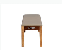 Frankfurt Sheesham Wood 2 Seater Dining Bench for Living Room - Bench - Furniselan - Rustic-Teak-Finish