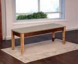 Frankfurt Sheesham Wood 3 Seater Dining Bench for Living Room
