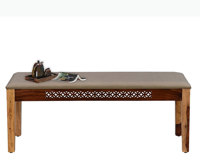 Frankfurt Sheesham Wood 3 Seater Dining Bench for Living Room - Bench - Furniselan