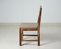 Frankfurt Sheesham Wood 6 Seater Dining Table Set with 6 Chair for Dining Room - Dining Set - Furniselan - Rustic-Teak-Finish
