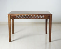 Frankfurt Sheesham Wood Seater Dining Table Set with 4 Chair for Dining Room - Dining Set - Furniselan - Rustic-Teak-Finish