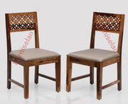 Frankfurt Sheesham Wood Dining Chair set of two