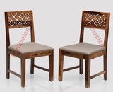 Frankfurt Sheesham Wood Dining Chair set of two
