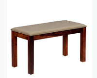 Freetown Sheesham Wood 2 Seater Dining Bench for Living Room - Bench - Furniselan - Rosewood-Fine-Finish