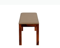 Freetown Sheesham Wood 3 Seater Dining Bench for Living Room - Bench - Furniselan - Rosewood-Fine-Finish