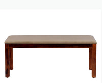 Freetown Sheesham Wood 3 Seater Dining Bench for Living Room - Bench - Furniselan - Rosewood-Fine-Finish