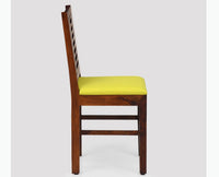 Freetown Sheesham Wood 4 Seater Dining Table Set with 4 Chair for Dining Room - Dining Set - Furniselan - Maple-Finish