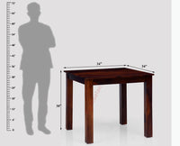 Freetown Sheesham Wood 4 Seater Dining Table Set with 4 Chair for Dining Room - Dining Set - Furniselan - Maple-Finish
