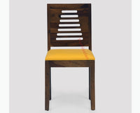 Freetown Sheesham Wood 4 Seater Dining Table Set with 4 Chair for Dining Room - Dining Set - Furniselan - Teak-Finish