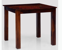 Freetown Sheesham Wood 4 Seater Dining Table Set with 4 Chair for Dining Room - Dining Set - Furniselan - Maple-Finish