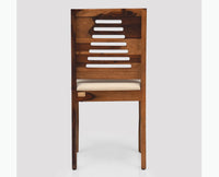 Freetown Sheesham Wood 6 Seater Dining Table Set with 6 Chair for Dining Room - Dining Set - Furniselan - Rustic-Teak-Finish