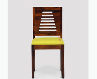 Freetown Sheesham Wood 6 Seater Dining Table Set with 6 Chair for Dining Room - Dining Set - Furniselan - Maple-Finish