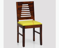 Freetown Sheesham Wood 6 Seater Dining Table Set with 6 Chair for Dining Room - Dining Set - Furniselan - Maple-Finish