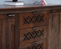 Godavari Sheesham Wood Sidebaord with Four Drawers & Two Doors - Sideboard - Furniselan