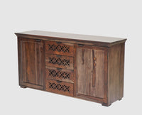 Godavari Sheesham Wood Sidebaord with Four Drawers & Two Doors - Sideboard - Furniselan