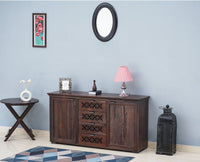 Godavari Sheesham Wood Sidebaord with Four Drawers & Two Doors - Sideboard - Furniselan