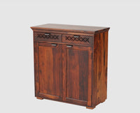 Godavari Sheesham Wood Sidebaord with Two Drawers & Doors - Sideboard - Furniselan