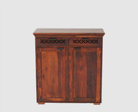 Godavari Sheesham Wood Sidebaord with Two Drawers & Doors - Sideboard - Furniselan