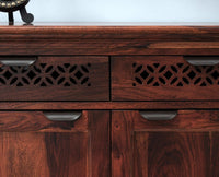 Godavari Sheesham Wood Sidebaord with Two Drawers & Doors - Sideboard - Furniselan