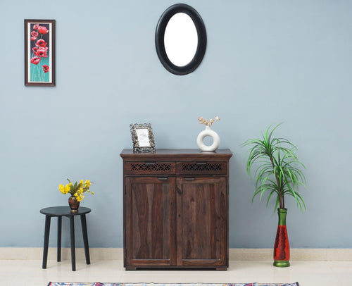 Godavari Sheesham Wood Sidebaord with Two Drawers & Doors - Sideboard - Furniselan