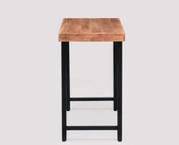 Harare Solid Wood Study Table Cum Console Table - Study Table - Furniselan - Rustic-Teak-Finish