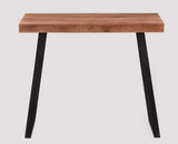 Hargeysa Solid Wood Study Table Cum Console Table - Study Table - Furniselan - Rustic-Teak-Finish