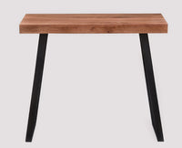 Hargeysa Solid Wood Study Table Cum Console Table - Study Table - Furniselan - Rustic-Teak-Finish