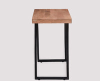 Hargeysa Solid Wood Study Table Cum Console Table - Study Table - Furniselan - Rustic-Teak-Finish