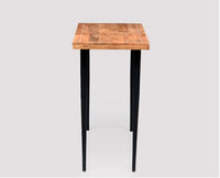Havana Solid Wood Study Table Cum Console Table - Study Table - Furniselan - Rustic-Teak-Finish