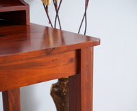 Hyderabad Study Laptop Table With USB Connector - Study Table - Furniselan - Maple-Finish