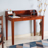 Hyderabad Study Laptop Table With USB Connector - Study Table - Furniselan - Maple-Finish