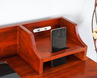 Hyderabad Study Laptop Table With USB Connector - Study Table - Furniselan - Maple-Finish