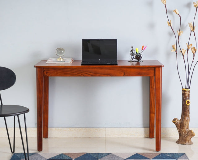 Hyderabad Study Table - Study Table - Furniselan - Maple Finish