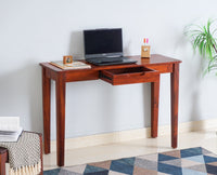 Hyderabad Study Table with one Drawer - Study Table - Furniselan - Maple-Finish