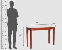 Hyderabad Study Table with one Drawer - Study Table - Furniselan - Maple-Finish