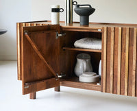 Indore Solid Wood Sideboard Cabinet - Sideboard - Furniselan